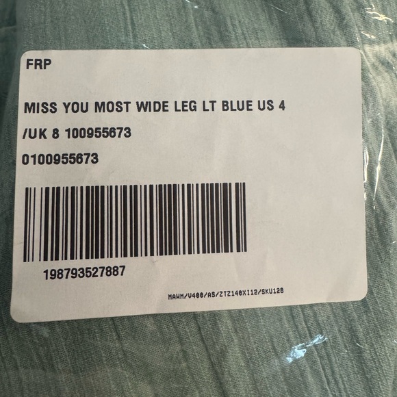 FREE PEOPLE Miss You Most Wide-Leg Pants - Picture 15 of 15